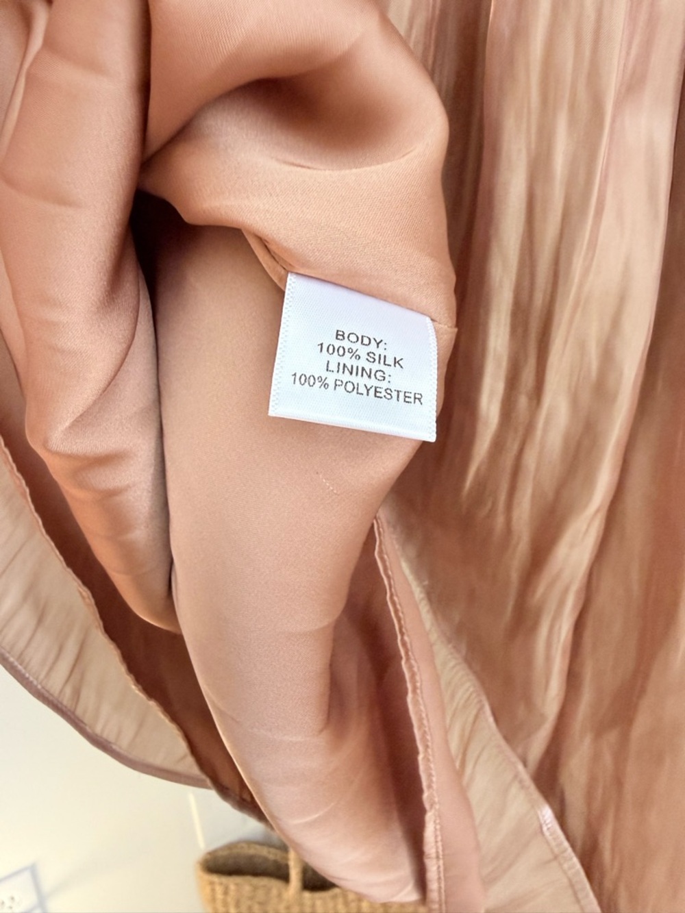 🌾 Quinn Silk Slip Dress in Blush - Stunning - Picture 8 of 12